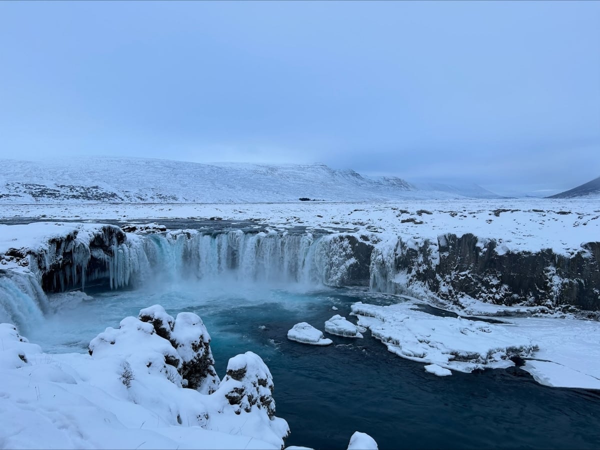 Bezoek de Godafoss waterval in Noord-IJsland