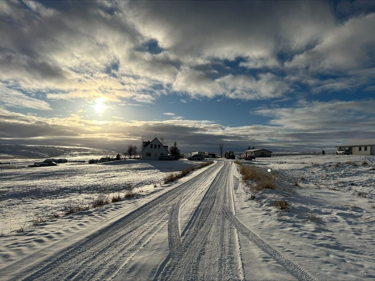 Landschap onderweg met de superjeep